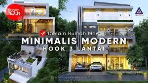 109 denah rumah minimalis pojok gambar desain rumah minimalis via desainrumah54.blogspot.com. Jasa Arsitek Desain Rumah Minimalis Modern Hook 3 Lantai Ibu Fatimah Lippo Karawaci 3d Denah Youtube