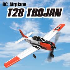 Yeah, it's a trainer, but it's hardly a quiet, retiring school. Eachine Mini T28 Rc Airplane Trojan Epp 400mm Wingspan 2 4g 6 Axis Gyro Trainer Fixed Wing Rtf One Key Return For Beginner Rc Airplanes Aliexpress