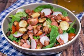 Fisch chnusperli mit reis und spinat. Oktoberfest Brezel Fleischkase Salat Rezept Makeitsweet De