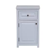 Table of the best bathroom storage cabinets reviews. Alaterre Furniture Dorset 17 In W X 29 In H Freestanding Floor Bath Storage Cabinet With Drawer And Door In White Anva76wh The Home Depot