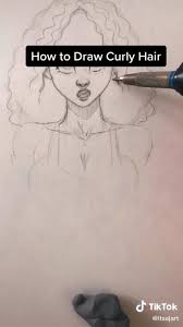 How To Draw Curly Hair Video In 2020 Drawings Cool Art Drawings Art Drawings Simple
