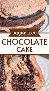Sugar Free Chocolate Cake Sugar Free Cake Recipes Sugar Free Baking Sugar Free Chocolate Cake