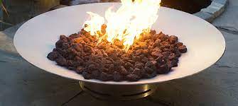 Even with the best precaution of using lava rock to dissipate the heat, concrete fire pits can develop hairline cracks due. Fire Pit Media Lava Rock Fire Glass Woodlanddirect Com