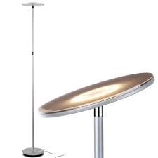 Looking to light a room with bright floor lamps? Brightech Sky Led Torchiere Super Bright Floor Lamp Contemporary High Lumen Light For Living Rooms Offices Dimmable Indoor Pole Uplight For Bedroom Reading Platinum Silver Buy Online In