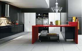 Similar to the bar stool idea above, this bright pop of color doesn't require a coat of paint, but still achieves the same warm effect. Red Kitchen Ideas Archives Digsdigs