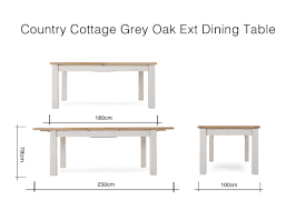 Check spelling or type a new query. 180cm Grey Smoked Oak Extendable Dining Table Country Cottage 2020 Ez Living Furniture
