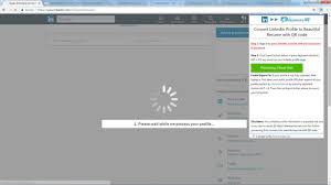 linkedin resume builder import your