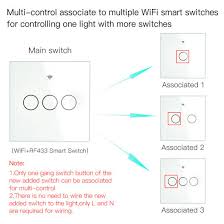 Looking at picture you have a on/off to left and two way to right, i see no neutral wire on original, the new switch seems to require a neutral, and seems to have no option to use for two way switching. China New No Neutral Dimmer Wireless Tuya Smart Switch Wifi Rf433 2 Way Remote Eu Uk Version China Sonoff Sonoff Wifi Switch