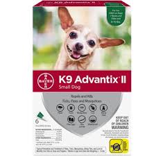 6 Month K9 Advantix Ii Green For Small Dogs Up To 10 Lbs