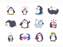 Cute Penguin Emoji Cute Penguins Cute Emoji