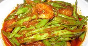 Kacang Buncis Tumis Berlada Bahan Bahannya Kacang Buncis Dipotong Serong Nipis Segenggam Udang Kecil 4 Sudu Makan Cili Kering Kisar Tumis Makanan Kacang