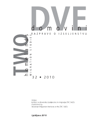 Pdf Children And Childhood In Migration Context Dve Domovini Two Homelands 32 2010 19 31 Mirjam Milharcic Hladnik Academia Edu