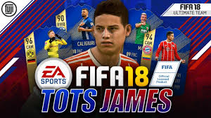 These particular totw players will be available for a week until. Tots James Rodriguez Fifa 18 Ultimate Team Youtube