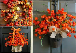 Decoration D Automne Exceptionnelle Avec Physalis Alkekengi Decoration Automne Deco Automnale Deco Automne