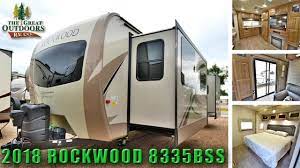 Two bedroom campers are a great way for families to enjoy camping; New Updated Interior 2018 Rockwood 8335bss Rear Bedroom Rv Camper Colorado Dealer Youtube