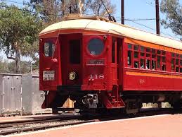 Blimp Style Red Car Long Beach San Pedro Line The Orange Empire Railway Museum Red Car Long Beach California Cities In Los Angeles