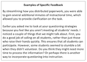 Offering Constructive Feedback to Teachers