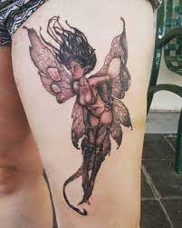 black bad angel tattoo dovme tasarimlari melek dovme melek dovmesi