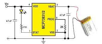 Watch video for detail battery level indicator circuit. Lithium Ion Battery Charger Circuit Using Mcp73831