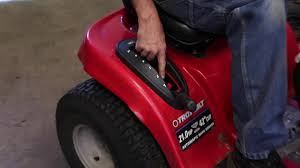 This will give you clearance to work. Deck Belt Slipping Easily Add More Tension Youtube
