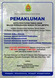 The current status of the logo is active, which means the logo is currently in use. Notis Penutupan Taman Awam Majlis Perbandaran Sungai Petani Mpspk Portal Pbt Kedah