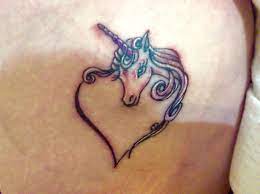 My New Little Ink Isla The Unicorn Unicorn Tattoo Designs Unicorn Tattoos Unicorn Head Tattoo