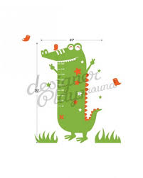 Alligator Growth Chart Decal