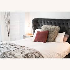 Our down to earth construction and an unyielding. Tov Furniture Finley Grey Velvet Queen Bed Aptdeco