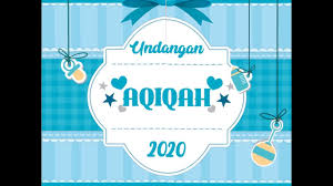 Template Keren Power Point Undangan Aqiqah Gratis Dapat Diedit Dengan Mudah Undangan Template Gratis