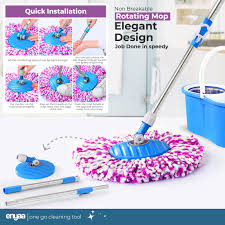 Enyaa Premium Mop And Buckets Sets With 4 Mops Heads | Desertcart Senegal