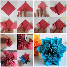 Do some handmade to decorate your house !!! How To Make Beautiful Origami Kusudama Flowers
