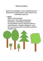 Zeichnen Mit Word 4teachers De