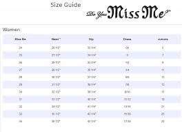 Miss Jeans Size Chart Best Picture Of Chart Anyimage Org