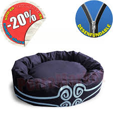 Cama Para Perros Desenfundable Hypnotic Bone Azul De Moysa Hayvanlar Hayvanlar Alemi Ale