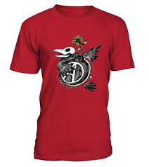 Anarcho Bomb Bird Skeleton Anarcho Bomb Bird Skeleton Shirtfront Print Of Bird With Skeleton Head Hugging A Bomb With A Circle A On It High Quality Print F