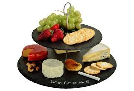 This 2 Tier Cheese Board Makes Entertaining Easy Slate Cheese Board Cheese Board Slate Cheese Trays
