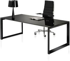Viel stauraum und eine geordnete übersicht spielen bei diesem schreibtisch die hauptrolle. Rechteckiger Schreibtisch Mailand Rahmengestell Glas Art Office Shop