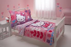 100% cotton, 133x72, 40x40 design: 12 Cute Hello Kitty Bedding Sets For Girls