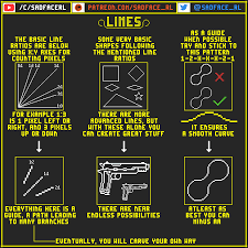 Playing minecraft, i like making circular things. A Collection Of Pixel Art Guides