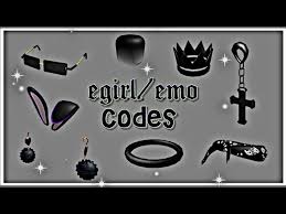 Roblox Aesthetic E Girl Baddie Gothic Emo Accessories Codes Youtube Find the latest roblox promo codes list here for february 2021. roblox aesthetic e girl baddie gothic