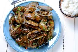 Razor Clams In Spicy Black Bean Sauce Black Bean Sauce Clam Sauce Recipe Food