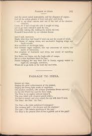 Passage To India Leaves Of Grass 1891 1892 The Walt Whitman Archive