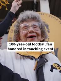100-year-old football fan honored in touching event  #coloradobuffaloesfootball #coloradobuffaloes #deionsanders #buffsfootball