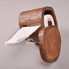 Natural Wall Mount Toilet Paper Holder Wood Rustic The top countries of suppliers are india, china.