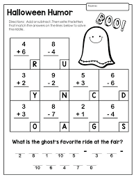 2nd Grade Worksheets Best Coloring Pages For Kids Halloween Math Activities Halloween Math Worksheets 2nd Grade Worksheets