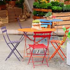 Bistro Chair Round Folding Table Mix Match Set Bistro Table Outdoor Round Folding Table Patio Table Decor