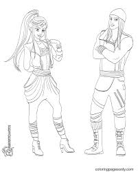 Coloring ideas coloring pages descendants nocl printable from disney descendants uma coloring pages Disney Descendants Coloring Pages Descendants Coloring Pages Coloring Pages For Kids And Adults