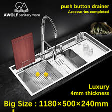 kitchen sinks luxury 4mm panel 304