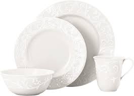 Explore new and retired china, crystal, silver, and collectible patterns, plus estate jewelry, tableware accessories, home décor, and more. Amazon Com Lenox Opal Innocence Carved 20 Piece Dinnerware Set Serving Bowls