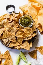 Homemade Gluten Free Tortilla Chips A Clean Bake Recipe Tortilla Chip Recipe Homemade Gluten Free Tortilla Chips